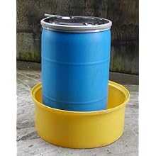 Dixie Poly BM-SSB Polyethylene Catch Basin, 32.5" Inside Diameter x 13.75" Height