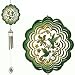 2-in-1 Hummingbird Wind Spinner & Windchime with Small Ornament Spinner, 28.5