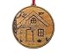 Our First Home Christmas Ornament Personalized First House Ornament House Warming Gift Christmas Ornaments Couple First Christmas Holiday Tree Ornaments Engraved Gift Wood Custom