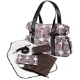 Tiny Tillia Feuille Baby Changing Shoulder Bag (Brown/Pink)'