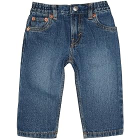 Levi's Baby Boys Elastic Back Waistband - Medium Blast, 24 Months