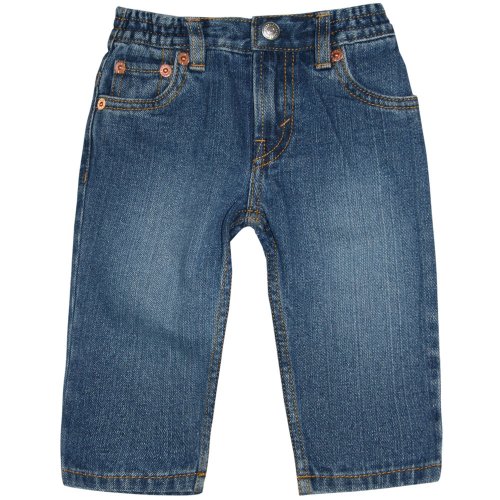 Levi's Baby Boys Elastic Back Waistband - Medium Blast - 18 Months Image Levi's Baby Boys Elastic Back Waistband - Medium Blast - 18 Months