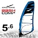 Sports : WINDSURFINGSEGEL VON WINDWING MODEL "BASH COMP 5,6 qm" - Wave