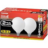 東芝 ネオボールZ 電球形蛍光ランプ ボール電球60ワットタイプ 電球色 2個パック EFG15EL/13-ZJ-2P
