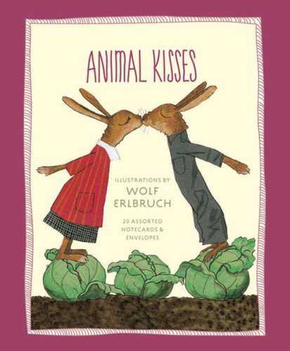 Childrens Toyshop  Books : Notecards: Animal Kisses