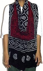 Cotton Scarf Tie and Dye India Collection 88 x 40 inches