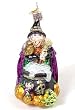 Witch with Cauldron Ornament Halloween Old World Christmas