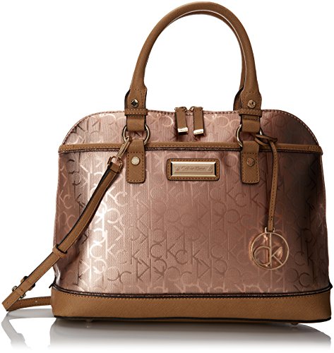 Calvin Klein Textured Embossed Satchel