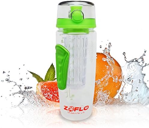 Original 3-in-1 32 Oz Blender Bottle Infuser Water Bottle - Premium Bottle, Infuser and Shaker Bottle All in One! Use As Large Water Bottle, 32 Oz Fruit Infuser or Protein Shaker Bottle. Eco Friendly Shatter Proof Tritan Plastic - Durable Flip Top Lid - Large 32 Oz - Mixer Ball Blender - 100% Satisfaction Guaranteed - Free Recipes