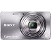 Sony DSC-W570S Digitalkamera (16 Megapixel, 5-fach opt. Zoom, 6,9 cm (2,7 Zoll) Display, bildstabilisiert) silber