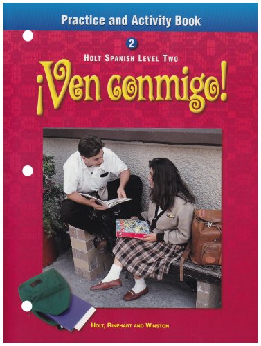 ven conmigo practice and activity book level 2