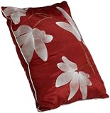 Croscill 20-Inch by 15-Inch Home Mikasa Pure Red Boudoir Pillow, Red