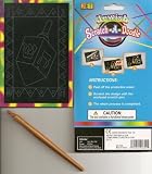 Jewish Chanukah Scratch Art Kit - Set of 4