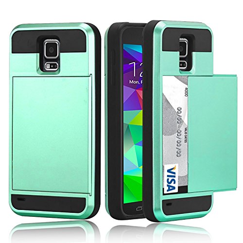 Galaxy-S5-Case-KAMII-Glide-Pocket-Stash-Galaxy-S5-Card-Case-Shock-Absorbent-with-Cushion-Dual-Layer-Design-Hea