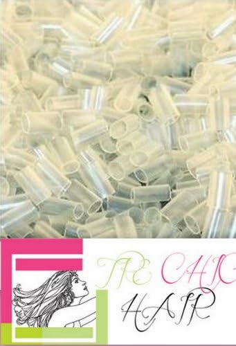 Tre Chic Hair Xtension Original Shrinkies For Hair Extension Installation 100 Counts (White)