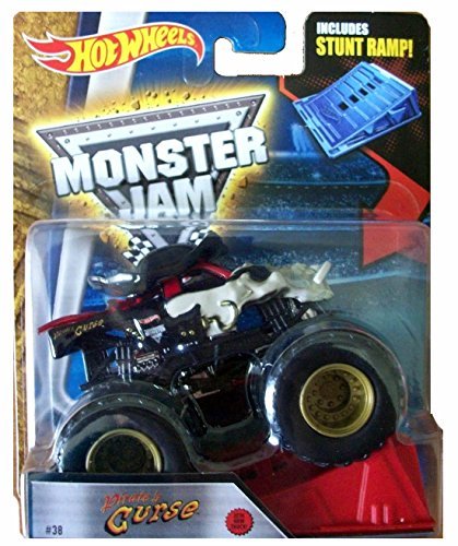 Hot Wheels Monster Jam 1:64 Scale - Pirate's Curse with Stunt Ramp #38