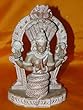 Patanjali Statue Pink Stone Yoga Guru Seven Head Serpent 8 Inch Free Ship