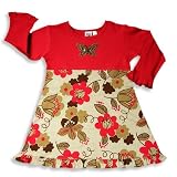 Girl Friends by Anita G - Toddler Girls Dress, Red, Tan