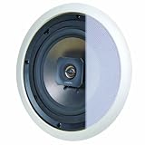 NXG Technology NX-C8.2-ENC-X Onyx 8" 80-Watt In-Ceiling 2-Way Enclosed Speakers With Pivoting Tweeters (pair)