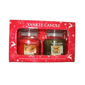 Yankee Candle Company Sparkling Holiday Jar Candle Set - Gift Box of TWO! Sparkling...