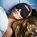 Sleep Mask with Carry Pouch & Earplugs - Contoured Eye Mask for Travel, Migraines & Meditation