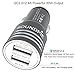 SOUNDPIE 30W 2-Port USB Car Charger with Qualcomm Quick Charge 2.0 Technology For Samsung Galaxy S7/S6/Edge/Edge Plus iPhone 6S 6S Plus Includes a 3.3ft Quick Charge Micro USB Cable(Black)