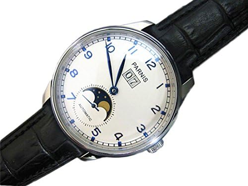 43mm Parnis Latest Automatic Movement White Dial Watch P042615