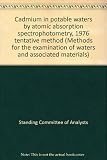 Cadmium in potable waters by atomic absorption spectrophotometry, 1976 tentative method