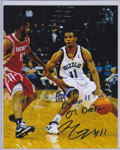 MIKE CONLEY SIGNED AUTOGRAPHED 8X10 PHOTO MEMPHIS GRIZZLIES COA