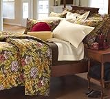 Ikat Floral Organic Comforter Cover & Sham Set - Full/Queen BROWN MULT
