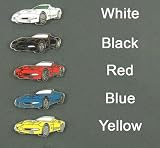 1997-2004 Corvette Convertible Lapel/Hat Pin White