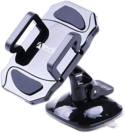 Aecks Car Mount Holder, Car phone holder for iPhone 7 Plus 6s Plus 6s 6 5s 5c SE Samsung Galaxy S7 edge S7 S6 S5 Note 5 4 3 (Black)