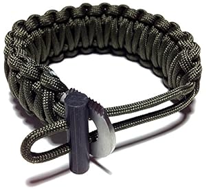 King Cobra 550 Paracord Bracelet with Fire Starter and 16 ft of Paracord - Adjustable 7