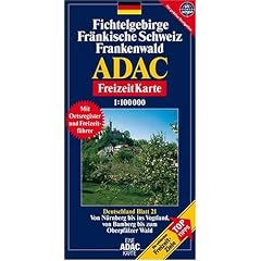 ADAC FreizeitKarte, Bl.21, Fichtelgebirge, Fr�nkische Schweiz, Frankenwald: Von N�rnberg bis ins Vogtland, von Bamberg bis zum Oberpf�lzer Wald. Die ... Mit Freizeitf�hrer und Ortsregister