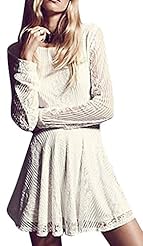 Lace Sheer Backless Summer Cocktail Polyester/Spandex Club Dress/Party Dress/Jumper 