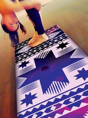 Jolly Jiva Printed Yoga Mat (Violet)
