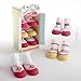 Baby Aspen, Seaside Sandals 3 Pair of Socks Gift Set, Pink, 0-6 Months