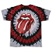 Rolling Stones - Tongue Tie Dye T-Shirt - Large