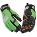 Kinco 2051HV KincoPro Hi-Visibiilty Cold Weather Synthetic Leather Glove with Green Back, Work, X-Large, Orange (Pack of 6 Pairs)