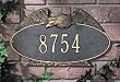 Patriotic Oval Eagle Wall Address Plaque