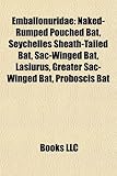 Emballonuridae: Naked-Rumped Pouched Bat, Seychelles Sheath-Tailed Bat, Sac-Winged Bat, Lasiurus, Greater Sac-Winged Bat, Proboscis Ba-
