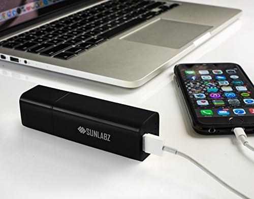 Universal 2-in-1 USB Wall Charger and Portable 3000 mAh Power Bank / Battery Charger (Black) by SUNLABZ TM