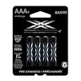 eneloop XX 950mAh Typical / 900mAh Minimum, High Capacity, 4 Pack AAA Ni-MH Pre-Charged Rechargeable Batteries