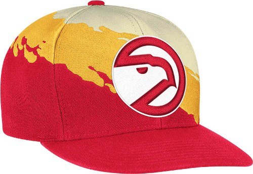Atlanta Hawks Mitchell & Ness Vintage Paintbrush Snap Back Hat
