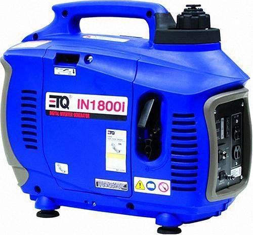Buy ETQ IN1800I 1,800 Watt 3.4 HP 4-Stroke OHV Portable Digital Inverter Generator