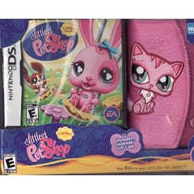 Littlest Pet Shop Winter Hiver for Nintendo DS LIMITED EDITION Set Includes: Game & Fuzzy DS Case