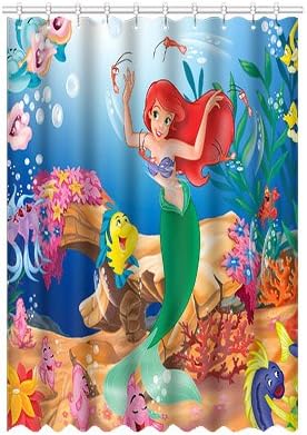 CRUSH Little Mermaid Window Curtain Polyester 52"x96" (1 piece)