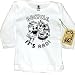 Recycle. It's Rad! infant long sleeve lap tee shirt. American Apparel cotton t-shirt