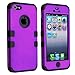 MYBAT IPHONE5HPCTUFFSO012NP Premium TUFF Case for iPhone 5 - 1 Pack - Retail Packaging - Grape/Black