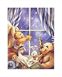Teddy Bear Stars by Jerianne van Dijk poster print,16 in. x 20 in.